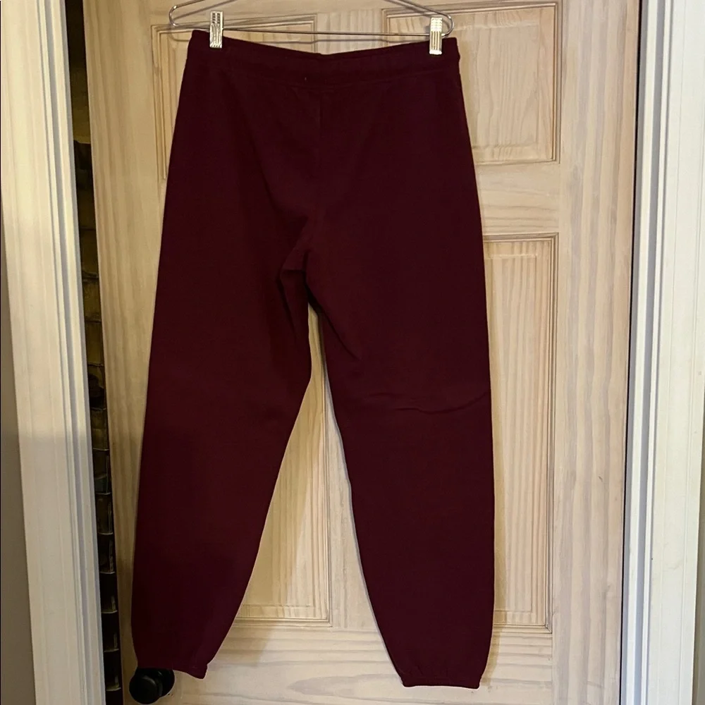 🐝 Marine Layer Burgundy Sweatshirt and sweat pants M EUC - Picture 11 of 13